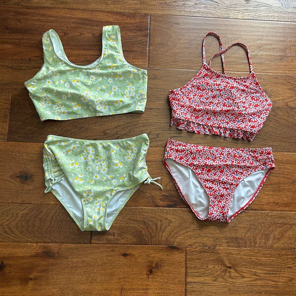Teen Swimsuit Bikini 2 Piece - Set of 2 - Size 14